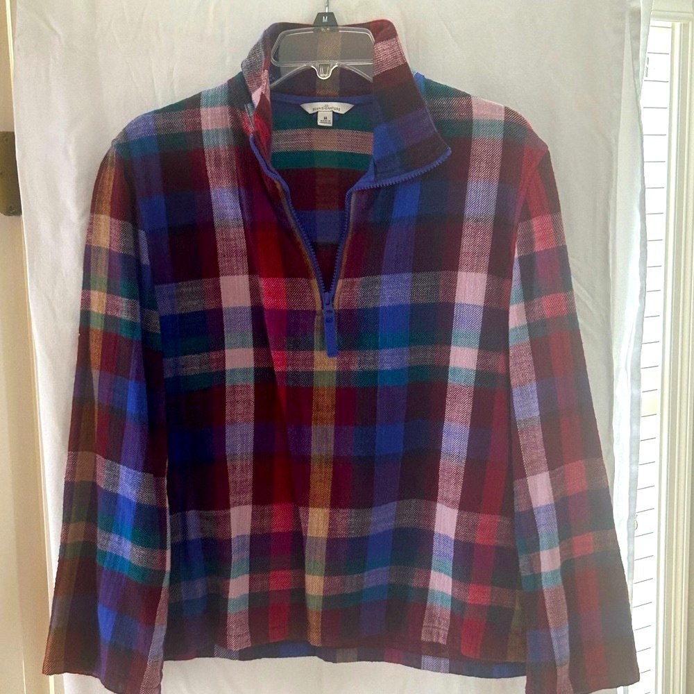 LLBEAN light weight woman’s flannel shirt